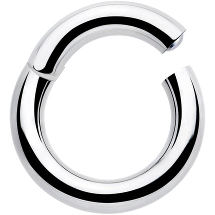 6G 9/16 316L Surgical Steel Precision Hinged Segment Hoop