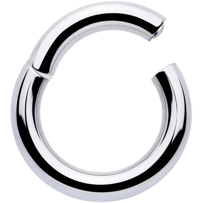 8G 1/2 316L Surgical Steel Precision Hinged Segment Hoop