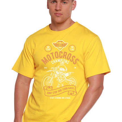 Motocross Champions Men's Bamboo Viscose/Organic Cotton Short Sleeve Graphic T-Shirt