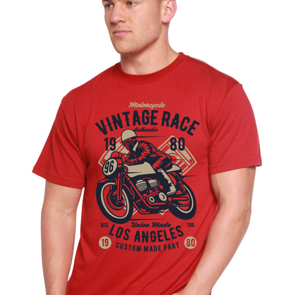 Vintage Race Spun Bamboo® Men's Bamboo Viscose/Organic Cotton Short Sleeve Graphic T-Shirt