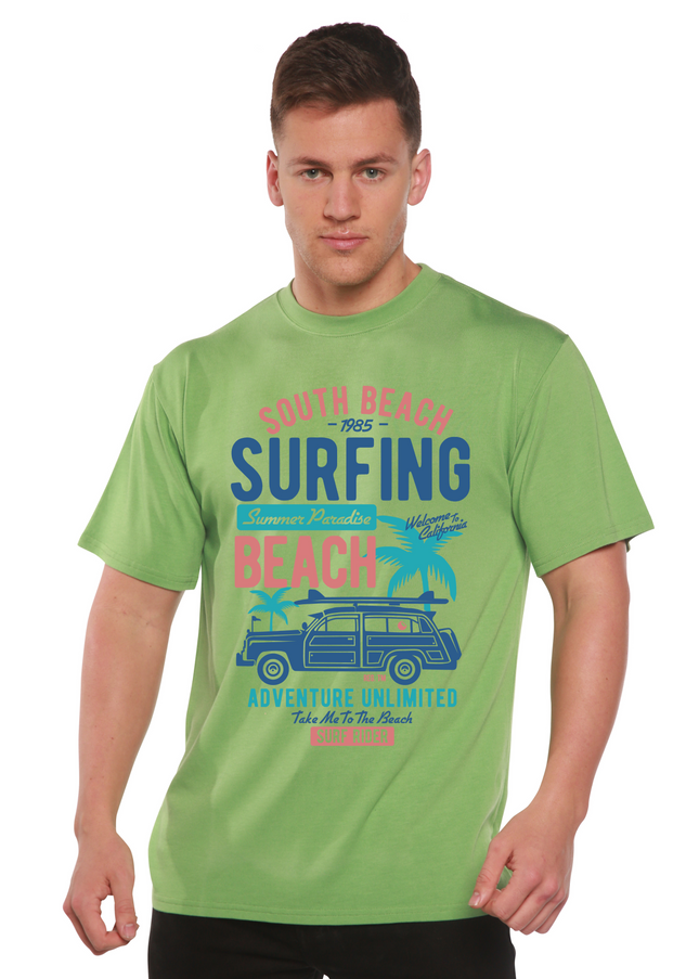 South Beach Spun Bamboo® Men's Bamboo Viscose/Organic Cotton Short Sleeve Graphic T-Shirt
