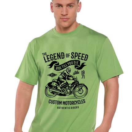 The Legend of Speed Spun Bamboo® Men's Bamboo Viscose/Organic Cotton Short Sleeve Graphic T-Shirt