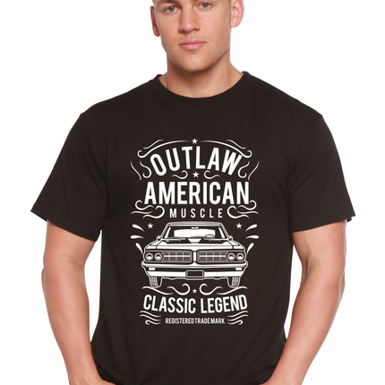 Outlaw American Muscle Spun Bamboo® Men's Bamboo Viscose/Organic Cotton Short Sleeve Graphic T-Shirt