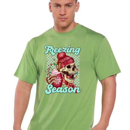 Freezing Season Unisex Bamboo Viscose/Organic Cotton Short Sleeve Graphic T-Shirt