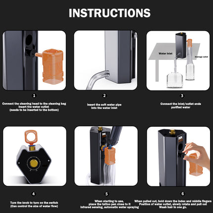 INKSOUL® Tattoo Needle Washer PRO