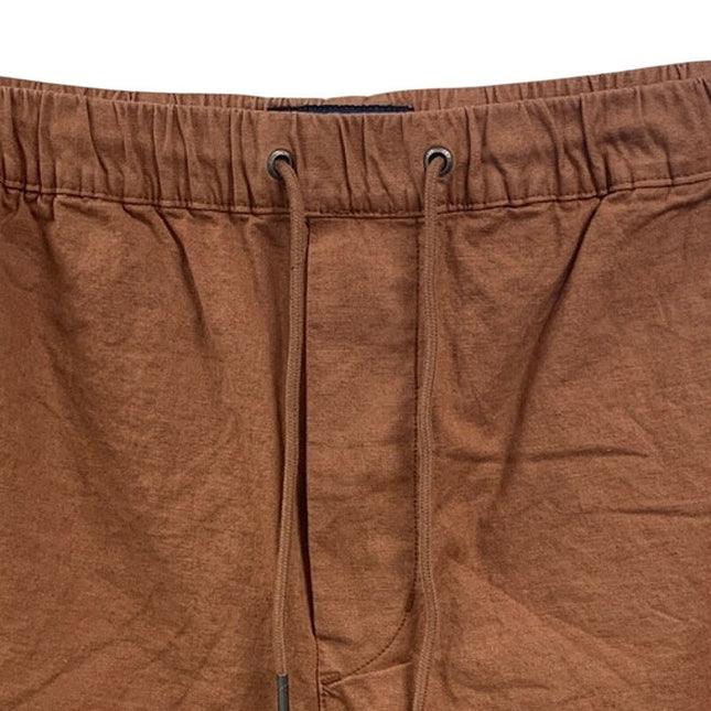 New American Eagle Mens Small Rusty Brown Flex Drawstring Waist Shorts