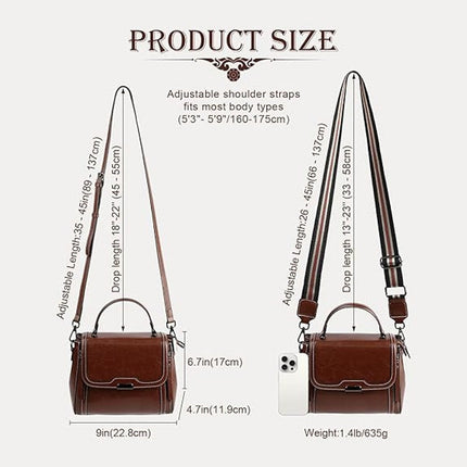 Imeetu Womens Blue Faux Leather Metal Latch Removeable Strap Crossbody Handbag