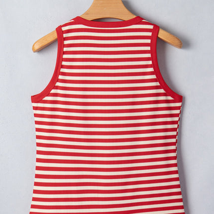 Monica Ribbed Knit Tank Top