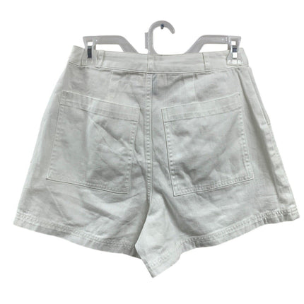 New Universal Thread Womens Size 12 100% Cotton White Front Pocket Short Shorts