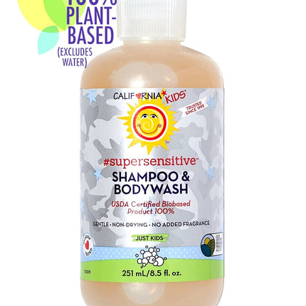 California Kids® #supersensitive™ Shampoo & Bodywash