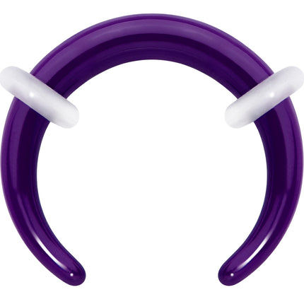 Stainless Steel Crescent Pincher Septum Ring - 14G and 16G