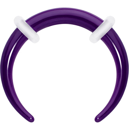 Stainless Steel Crescent Pincher Septum Ring - 14G and 16G