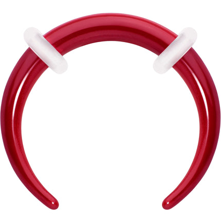 Stainless Steel Crescent Pincher Septum Ring - 14G and 16G