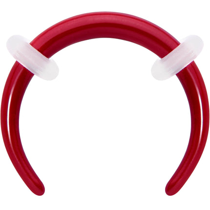Stainless Steel Crescent Pincher Septum Ring - 14G and 16G