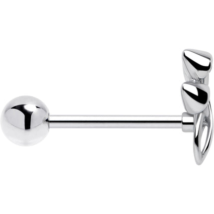 Trippy Mushroom Trio Barbell Tongue Ring