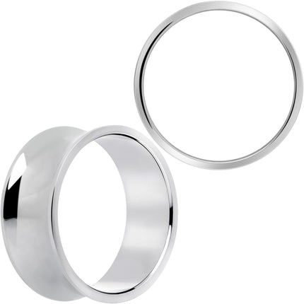 Hand Polished Thick Double Flare Tunnel Plug Set 6mm to 25mm