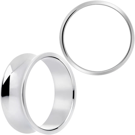 Hand Polished Thick Double Flare Tunnel Plug Set 6mm to 25mm