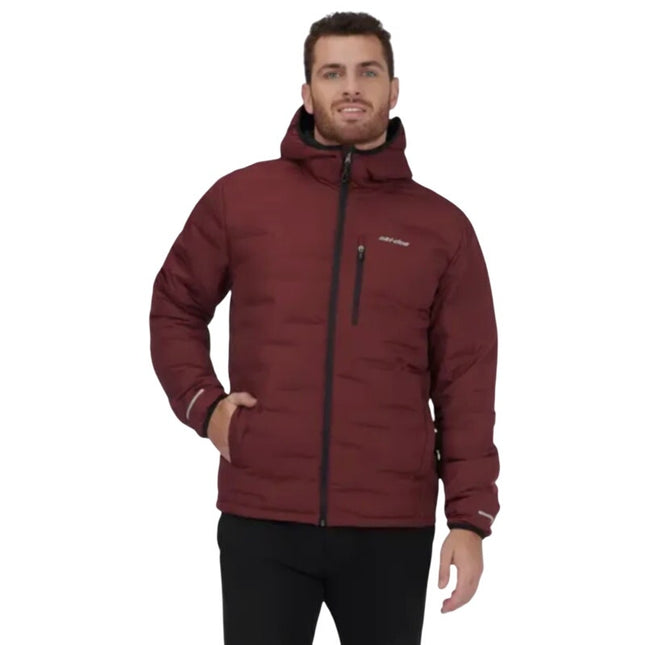 New Ski-Doo Mens Large Wine Red Full Zip Puffer Winter Welded Jacket 4548290932