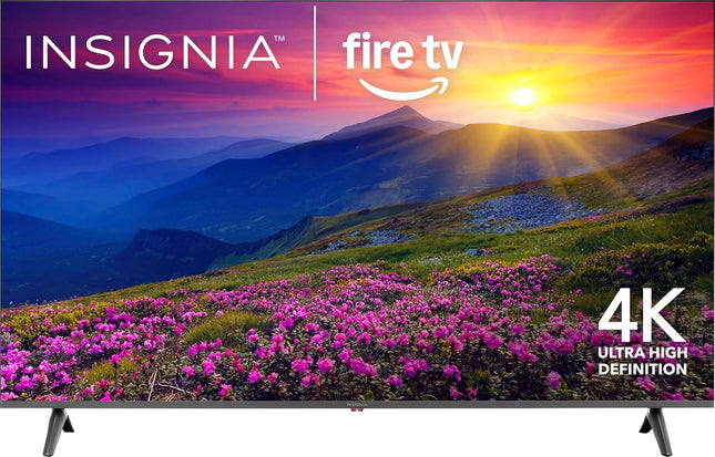 Insignia 65" Class F50 Series LED 4K UHD Smart Fire TV, Voice Remote with Alexa, Stream Live TV Without Cable