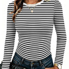 X-Large / Black and White Stripes