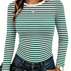 X-Large / Green Stripes Tw933