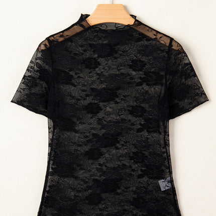 Camilla Short Sleeve Sheer Top