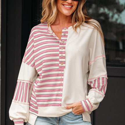 Aadhya Patchwork Oversized Pullover Top