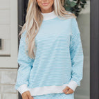 Sky Blue Stripe / L - 12/14