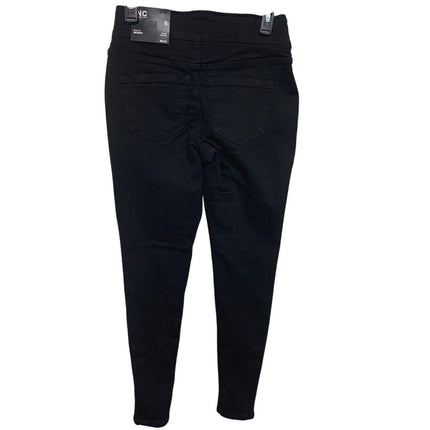 NWT New INC Womens Size 6 Mid Rise Skinny Stretch Black Jeans Pants