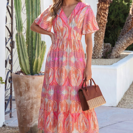Luz Sleeve Boho Maxi Dress