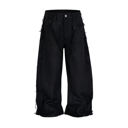 WIDEBOY WAXED FRAY DENIM