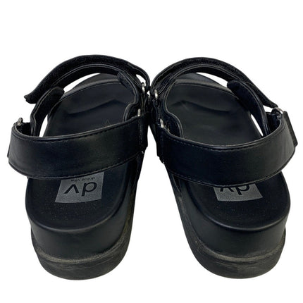 Dolce Vita Womens Size 6 Black Sandal Argyle Rargyleo Open Round Toe Shoes
