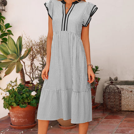 Charley Sleeve Casual Long Dress