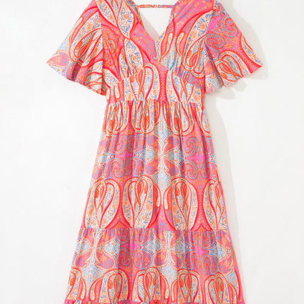 Luz Sleeve Boho Maxi Dress