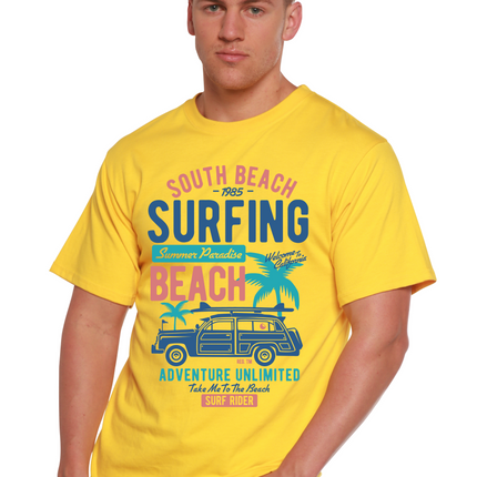 South Beach Spun Bamboo® Men's Bamboo Viscose/Organic Cotton Short Sleeve Graphic T-Shirt