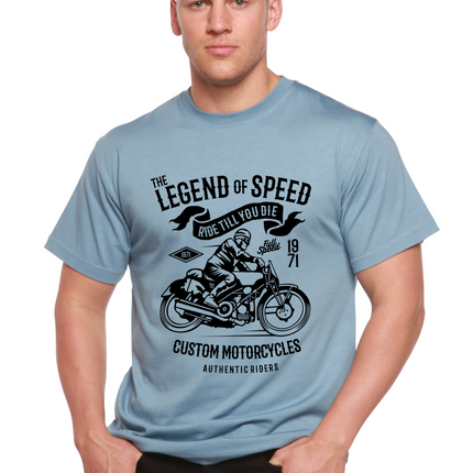 The Legend of Speed Spun Bamboo® Men's Bamboo Viscose/Organic Cotton Short Sleeve Graphic T-Shirt
