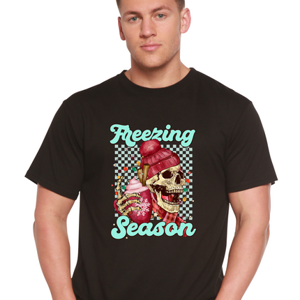 Freezing Season Unisex Bamboo Viscose/Organic Cotton Short Sleeve Graphic T-Shirt