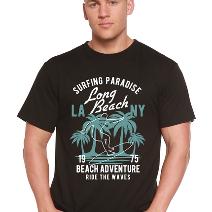 Beach Adventure Men's Bamboo Viscose/Organic Cotton Short Sleeve Graphic T-Shirt