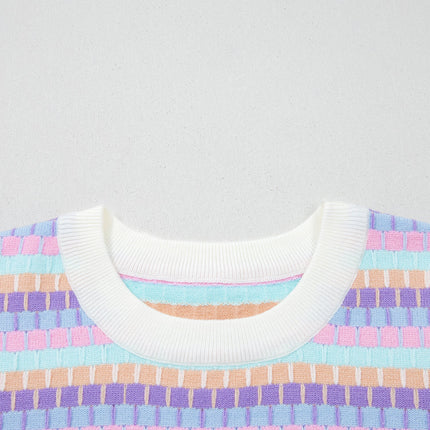 Ailany Knit Short Sleeve Sweater