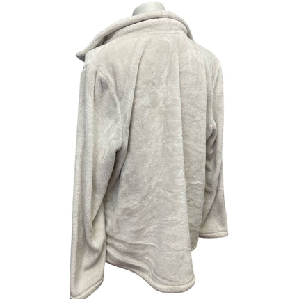 HeatKeep Womens XL Super Soft Full Zip 100% Polyester Fleece Jacket w Pockets