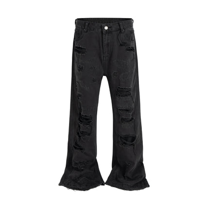DARK DESTROYED DENIM