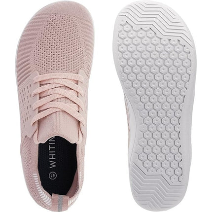 Whitin Womens Size 7.5 Pink Wide Toe Box Minimalist Cross Training Sneaker Shoes