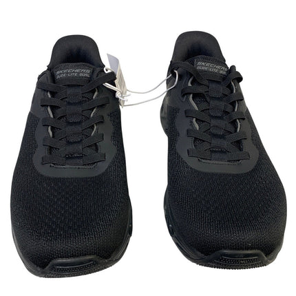 New In Box Skechers Mens Size 12 Black Mesh Hands Free Swift Fit Athletic Shoes