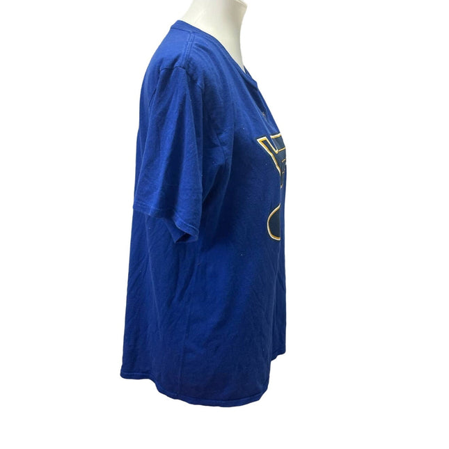 Adidas St Louis Blues Hockey Mens Large NHL Tarasenko 91 Short Sleeve Tee Shirt