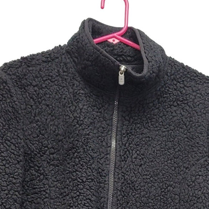 Fila Sport Womens Large 100% Polyester Full Zip Sherpa Jacket W Front Pockets