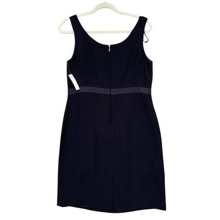 New Amanda Smith Womens Size 8 Black 100% Polyester LBD Sleeveless Sheath Dress