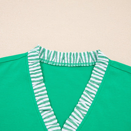 Presley Trim Flutter Sleeve PLUS Blouse