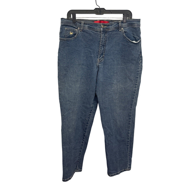 Gloria Vanderbilt Plus Size 18 Short Stretch Cotton Blend Denim Blue Jeans