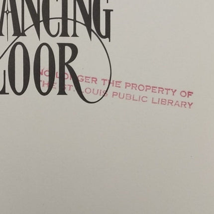 Vintage 1997 The Dancing Floor Hardcover Fiction Library Book Barbara Michaels