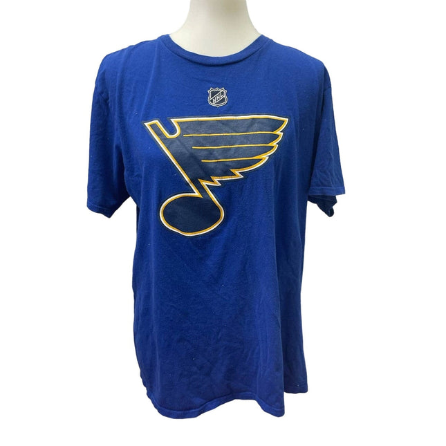 Adidas St Louis Blues Hockey Mens Large NHL Tarasenko 91 Short Sleeve Tee Shirt